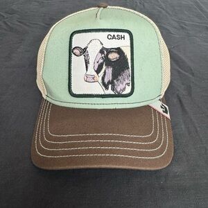 Goorin Bros Tan and Brown Mesh Cap